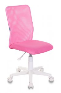 Компьютерное кресло Бюрократ KD-9 розовый (KD-9/WH/TW-13A)
