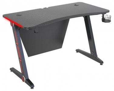 Стол Cactus CS-GTZ-BK-CARBON-RED