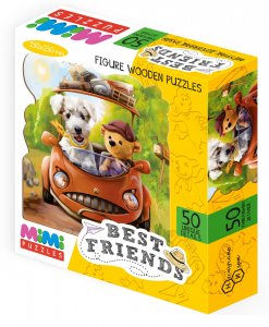 Пазл Нескучные игры Mimi Puzzles Best Friends