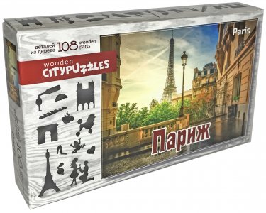 Пазл Нескучные игры Citypuzzles Париж