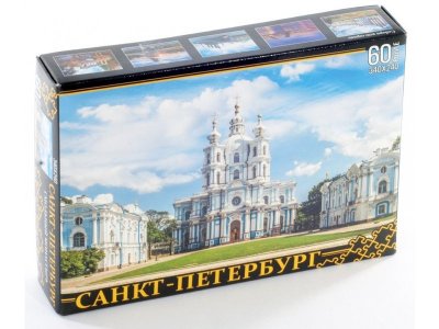 Пазл Нескучные игры Санкт-Петербург Смольный монастырь (7949)