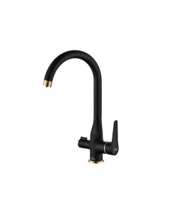 Смеситель для кухни Zorg Steel Hammer SH 910 BLACK BR Черный матовый