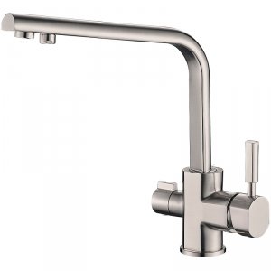 Смеситель для кухни Zorg Steel Hammer SH 909 SATIN Сатин