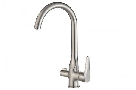 Смеситель для кухни Zorg Steel Hammer SH 910 SATIN Сатин