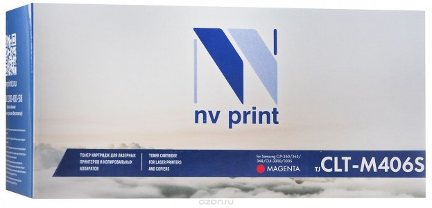 Картридж NV Print (аналог Samsung CLT-M406S) NV-CLTM406SM (CLT-M406SM)