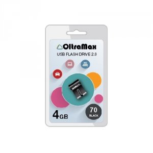 USB Flash Drive OltraMax OltraMax 70 (OM-4GB-70-Black)