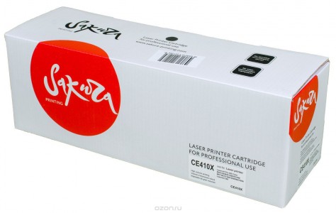 Картридж Sakura CE410X для HPLaserJet Pro 300/400 Color M351/M375NW/M451DN/M451NW/M451DW/M475DW/M475D (SACE410X)