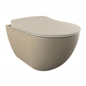 Унитаз Creavit Free FE322-11CM00E-0000 подвесной Капучино матовый без сиденья