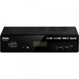 Цифровая ТВ приставка BBK SMP240HDT2 Black