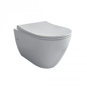 Унитаз Berges Wasserhaus Mascon Rimless 082128 подвесной с сиденьем Микролифт