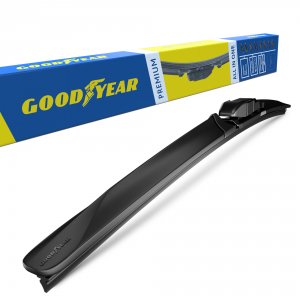 Бескаркасная щетка Goodyear Бескаркасная щетка стеклоочистителя Goodyear PREMIUM 19"/48 cm всесезонная, 8 переходников (GY000439)