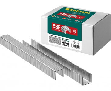 Плоские скобы для степлера Kraftool тип 53F 10 мм 5000 шт. (31787-10)