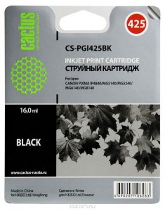 Картридж Cactus CS-PGI425BK