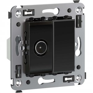 Проходная tv розетка в стену DKC Avanti (4402513)