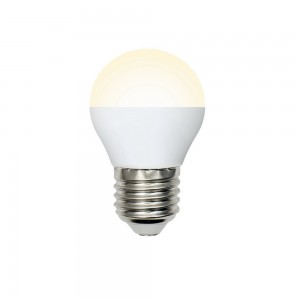 Лампа светодиодная Volpe Led-g45-6w/ww/e27/fr/o 10шт (LED-G45-6W/WW/E27/FR/O картон)