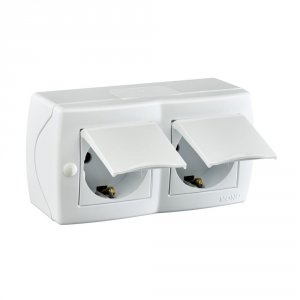 Двухместная розетка MONO ELECTRIC Octans (104-010101-184)