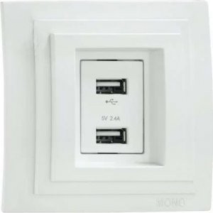 Usb розетка MONO ELECTRIC LARISA (103-191905-178)