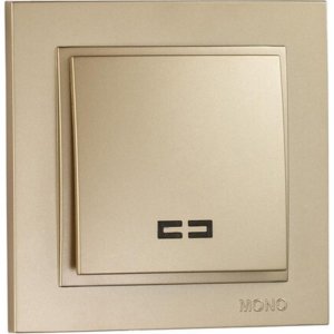 Одноклавишный выключатель MONO ELECTRIC DESPINA (102-222225-101)