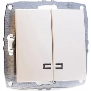 Механизм двухклавишного выключателя MONO ELECTRIC L/D (500-002525-103)