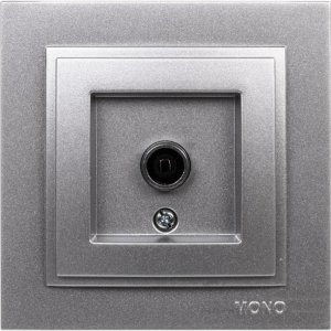 Универсальная проходная tv розетка MONO ELECTRIC Despina (102-212105-137)