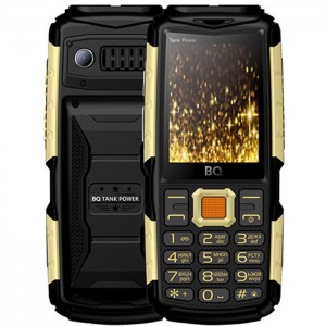 Сотовый телефон BQ Mobile BQ-2430 Tank Power Black/Gold