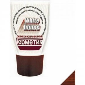 Силиконизированный герметик WHITE HOUSE Герметик White House Махагон