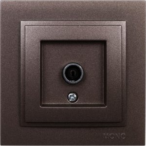 Универсальная проходная tv розетка MONO ELECTRIC DESPINA (102-232305-137)