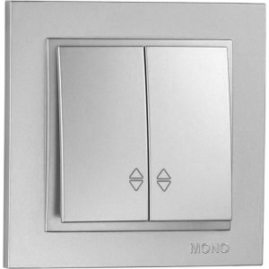 Двухклавишный проходной выключатель MONO ELECTRIC Despina (102-212123-111)