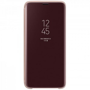 Чехол для сотового телефона Samsung Clear View S.Cover для Samsung Galaxy S9, Gold (EF-ZG960CFEGRU)