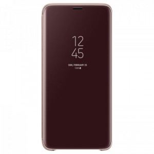 Чехол для сотового телефона Samsung Clear View S.Cover для Samsung Galaxy S9+, Gold (EF-ZG965CFEGRU)