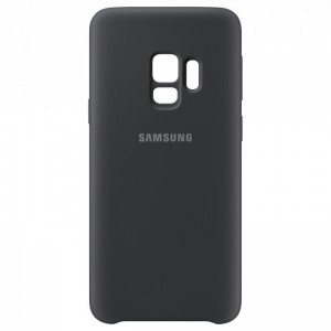 Чехол для сотового телефона Samsung Чехол-крышка Samsung для Galaxy S9, силикон, черный (EF-PG960TBEGRU)