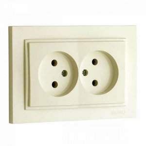 Механизм двойной розетки MONO ELECTRIC L/D (500-002005-121)