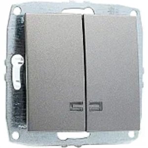 Механизм двухклавишного выключателя MONO ELECTRIC L/D (500-002425-103)