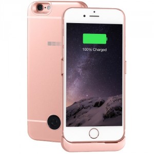 Чехол-аккумулятор для iPhone 8 / 7 InterStep Metal Power Rose Gold (47655)