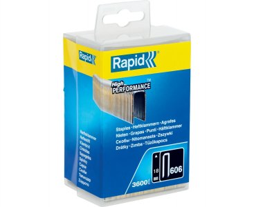Супертвердые закаленные узкие скобы RAPID 18 мм тип 55 3600 шт. (40303094)