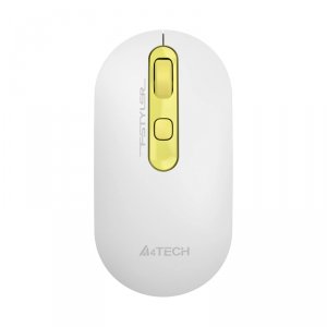 Мышь A4Tech Fstyler FG20S Daisy белый/желтый