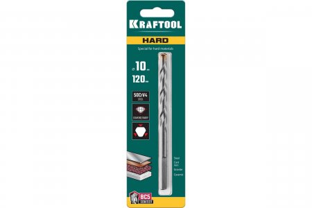 Специальное сверло по твердым материалам Kraftool 29177-120-10