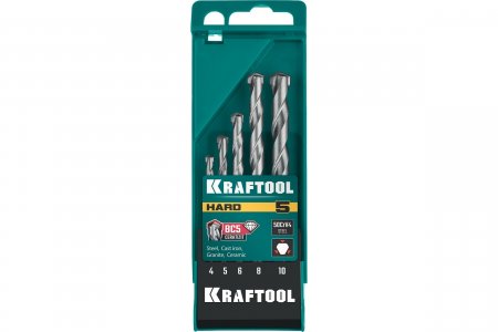 Набор сверл по твердым материалам Kraftool 29177-H5