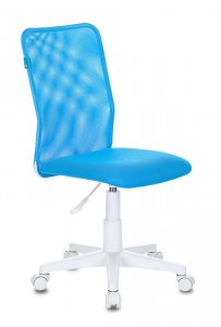 Компьютерное кресло Бюрократ KD-9 голубой (KD-9/WH/TW-55)
