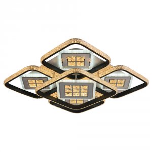 Светодиодная люстра Profit Light 8051/4+1 WHT+BLK B
