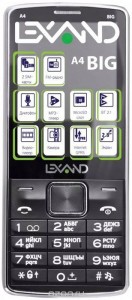 Сотовый телефон Lexand A4 Big