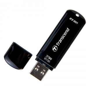 USB Flash накопитель Transcend JetFlash 750 16GB Black (TS16GJF750K)