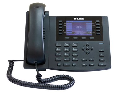 Системный телефон D-link DPH-400GE/F2 чёрный