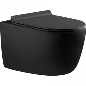 Подвесной унитаз Aquanet Cetus-BW Rimless 287008 подвесной с сиденьем Микролифт