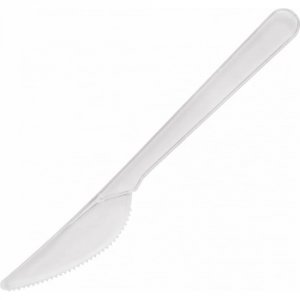 Одноразовые пластиковые ножи Белый Аист 607843