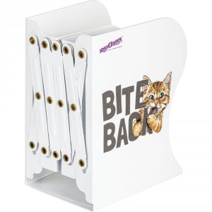 Раздвижная металлическая подставка-держатель для книг и учебников Юнландия Bite Back (237900)