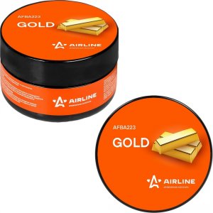 Гелевый ароматизатор-банка AIRLINE "Планета", гелевый, в банке, 60 мл, Gold (AFBA223)