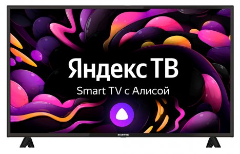 Телевизор Starwind SW-LED43UB404 LED на платформе Яндекс.ТВ 43" чёрный