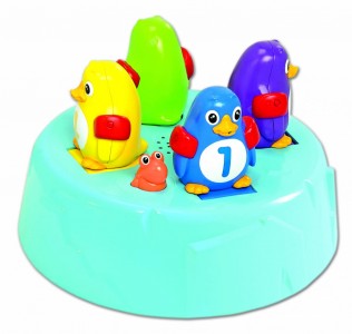 Игрушка Tomy для ванны Островок пингвинов-прыгунов для ванны E72215