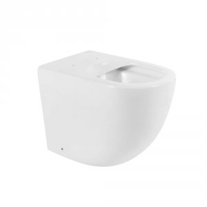 Приставной безободковый унитаз BelBagno SFERA-R (BB2141CBR)